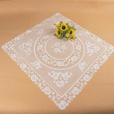 China Lace Design Table Cloth Floral Design Table Runner Place Mat Decorative Tablecloth for sale