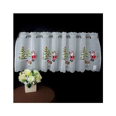 China Factory Sale Decorative Curtains In Various Christmas Decorative Embroidery For Home Party for sale