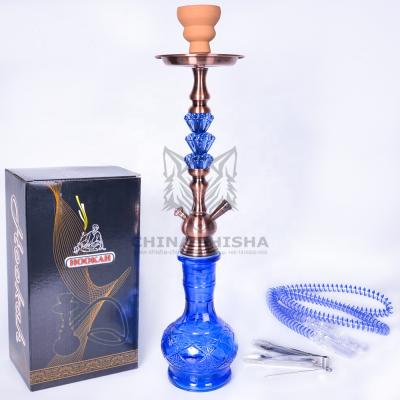 China Acrylic Stain Portable Hookah With Silk Silicone Hookah Bowl Hose Tongs Hookah Set Factory Wholesale for sale