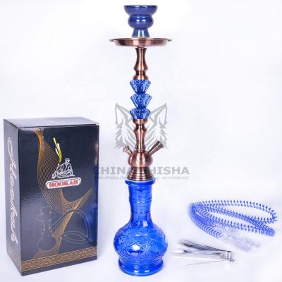 China Custom Wholesale Cheap Acrylic Mini Portable Hookah With Hookah Accessories LED Light Hookah Set In Stock for sale