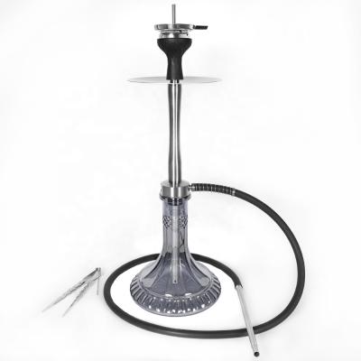 China Stainless Steel Shisha Hose Hookah Set With Travel Case, With Charcoal Tong Stainless Steel Hookah Silicone Hookah Bowl Charcoal Holder Set. for sale