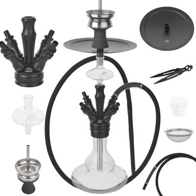 China Factory Custom Aluminum Stain Set Portable Aluminum Alloy Hookah Set For Sale Wholesale Cheap Custom Hookah for sale