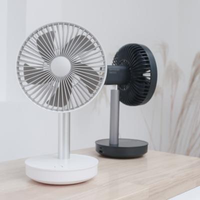 China 11.6 Inch Largest Battery Capacity Desktop Four-speed Auto Rotate Portable Desktop Stand Fan ODM Factory for sale