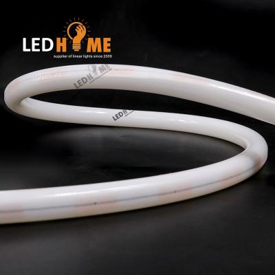 China Round White LANDSCAPE DC24V 16mm Waterproof Street CCT RGB DIY LED Flexible Neon Lights Flex 360 Tube Neon Led for sale