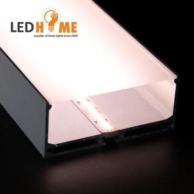 China Commercial Lighting Commercial Indoor Decoration Led Linear LED Pendant Aluminum Profile For Supermarket Warehouse Office for sale