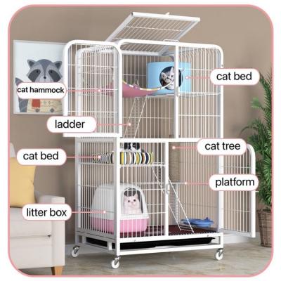 China Wholesale Breathable Three Layers Large Metal Stainless Pet Playpen Pet Cat Dog Fence Portable Outdoor Cage Kennel for sale