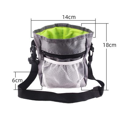 China Viable Manufacturer Customized Wholesale Adjustable Pet Snack Bag Outdoor Waist Bag Portable Dog Training Products for sale