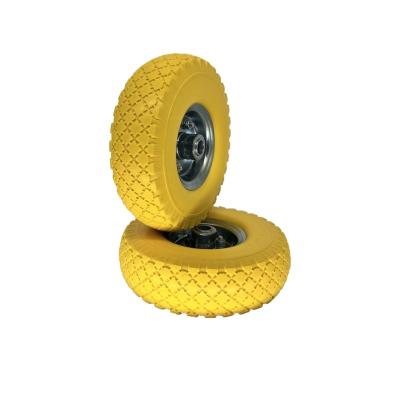 China Hot Selling High Quality Non-Inflation 10 Inch Strong PU Foam Filled Tire for sale