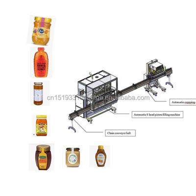 China Honey Filling Machine Multi-Function Practical Automachine Universal Fully Automatic Automatic Pie Filling Honey Filler peumetic for sale