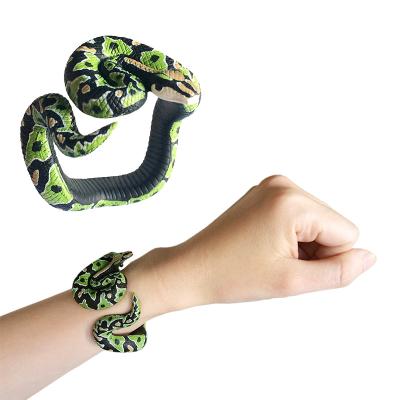 China Halloween TRENDY delicate spoof simulation snake toy bracelet snake-shaped simulation animal model for sale