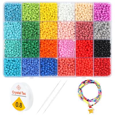 China Trend Wholesale DIY Seed Beads Letter Alphabet Art And Craft Beads Bracelets Bead Craft Kit For DIY Jewelry Making for sale