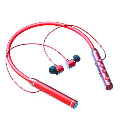 China Earphone the new OEM D08 sports magnetic card game factory OEM D08 stereo headphone hook neck type wireless sports headphone for sale