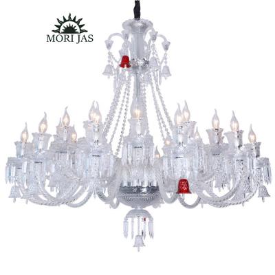 China Modern Hanging Crystal Hotel Chandeliers Ceiling Chandelier Wedding Church New Design Italian Luxury Metal Italian Glass for Living Room for sale