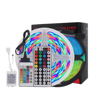 China Home Landscape 5M 10m SMD 5050 RGB 2835 Wifi 12V RGBW Remote De Tiras Hotel Smart Flexible Leds Waterproof Led Strip Lights Luces Led Led Light Strip for sale