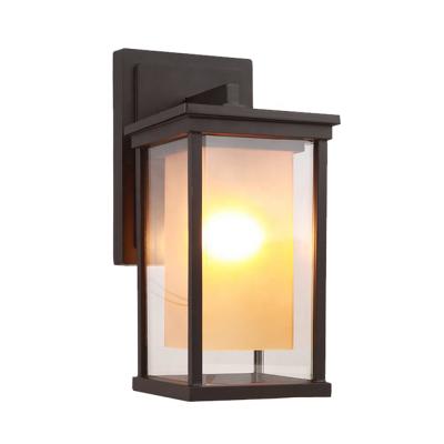 China European/American/Classic/Modern Garden Courtyard Outdoor Wall Lamp Outside Patio Sconce Bulb Yard Landscape Lighting Wall Lights Bronze Outdoor Lamp for sale