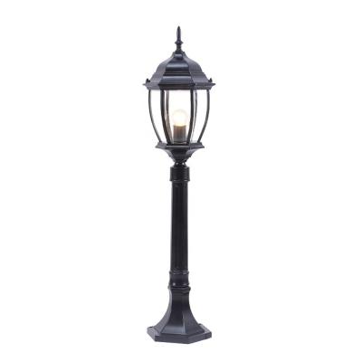 China European/American/Modern/Classic/Southeast Asian American Vintage Lighting Waterproof Decor Bollard Graphite Lawn Garden Lights Walkway Lawn Backyard Led Lawn Light for sale