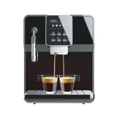 China Home Full Automatic Household Small Size Coffee Machine 19 Bar Use Base Small Size Bean To Cup Super Automatic Espresso Commercial Coffee Maker for sale