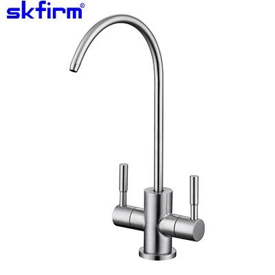 China Faucets Product SUS304 Stainless Steel Faucet Thermostatic Two Way Hot Filter Water Lead Free Faucet for sale