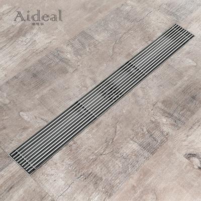 China Anti-odor easy cleaning bathroom and garage channel drainage stainless steel shower drain exterior linear floor for sale