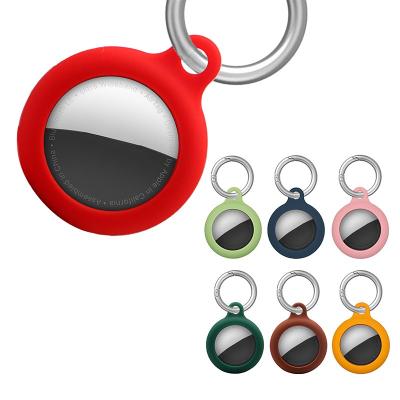 China Key Chain Anti-fall Locator Tracker Anti-lost Device Silicone Protective Case For Airtag for sale