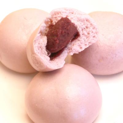 China Mre's frozen food with Chinese characteristics purple sweet potato cooked bun sweet potato bun frozen purple steamed baozi for sale