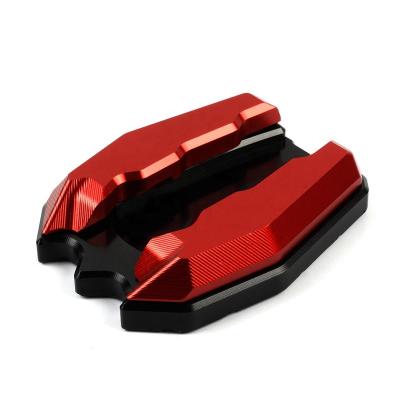 China Aluminum Alloy Nmax v2 ​​Aluminum Alloy BAT Kickstand Enlarger Cover Protector For Yamaha Nmax 155 2020-2022 for sale