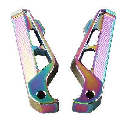 China Universal ALUMINUM ALLOY Aluminum Alloy CNC Nmax155 Aerox155 NVX155 Xmax300 Foot Pegs Passenger Foot Step For Yamaha Scooter for sale