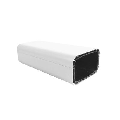 China Good quality and best price nft food grade pvc channel 90x50mm hydroponic drainage channel size for leafy plants for sale