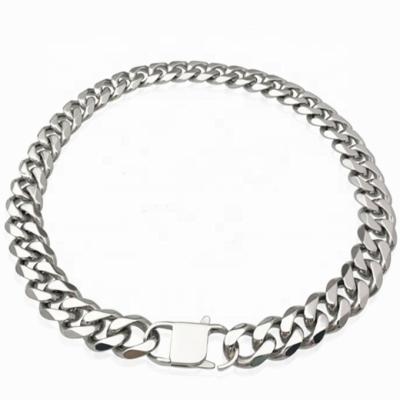 China FASHIONABLE Metal Mens Stainless Steel Jewelry Hip Hop /women Miami Cuban Link Chain Necklace 3mm/5mm/7mm/9mm/11mm for sale