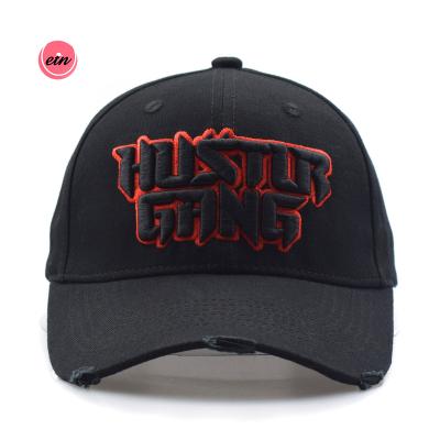 China COMMON 5% Off Custom Black Embroidery Baseball Cap With 3Dembroidered Logo for sale