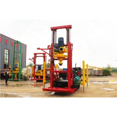 China Construction worksÂ   Crawler Diamond Drill Machine Rig For Professional Manufacturing Gold Mining for sale