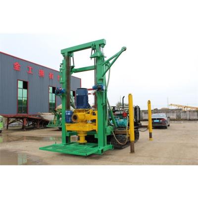 China Construction worksÂ   Good Quality Well Hydraulic Groundwater Resources Development Gear Box Drilling Machine for sale