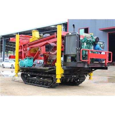 China Construction worksÂ   Factory Wholesale Price Diesel Ground Reconnaissance Water Well Compressor Drilling Rig Machine For Sale for sale