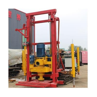 China Construction worksÂ   Factory Direct Sales 150 Meter Water Well Pneumatic Summit Rotary Crawler Tractor Drilling Rig Machine for sale