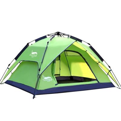 China Extended Type Protable Tents 3-4 Person Pop Outdoor Traveling Automatic Camping Tent For Sun Shelter for sale