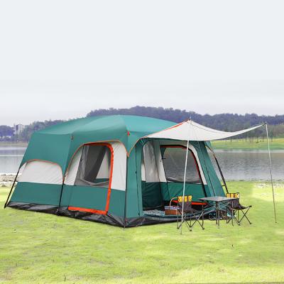 China Straight Bracing Type 4 Person Best Large Family Waterproof Outdoor Camping Tent for sale