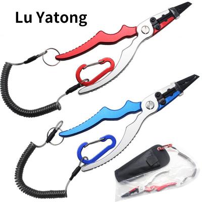 China Factory Sales Lightweight Fly Fishing Control Device Pliers Combination Black Equipment Fishing Supplies Multi Function Fishing Control Set for sale