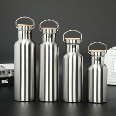 China Large Capacity Stainless Steel Viable Outdoor Sports Wholesale Water Bottles for sale