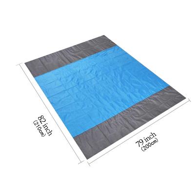 China Pocket Lightweight Portable Foldable Beach Outdoor Camping Table Mat Woven for sale