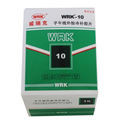 China Rubber Made In China WRK-10 Cold Patch 56*77mm Tire &Tire Inner Tube Repair Patch for sale