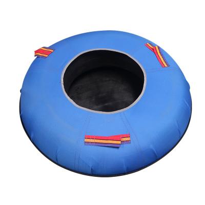 China Factory direct sales of winter fun Inflatable Ski Circle for winter thickened wear-resistant outdoor winter snow single tube for adults for sale