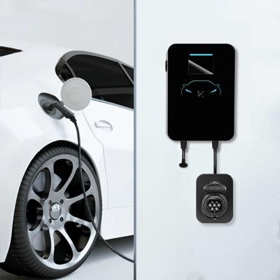 China Charging Electric Car Charging Ev Chargers Wallbox OCPP1.6 Level 2 Fast Electric Vehicle Charger Station for sale