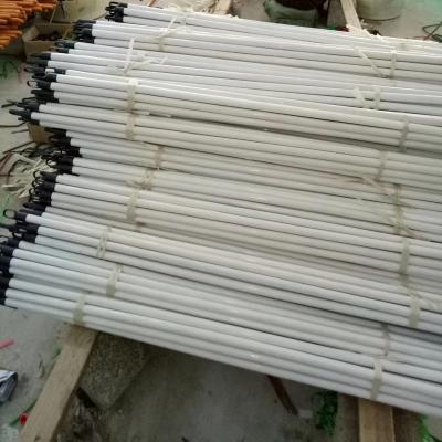 China Sustainable Wood Grain Broom Handle Sticks Raw And PVC Coated 100% Eucalyptus Blossom Broom Stick for sale