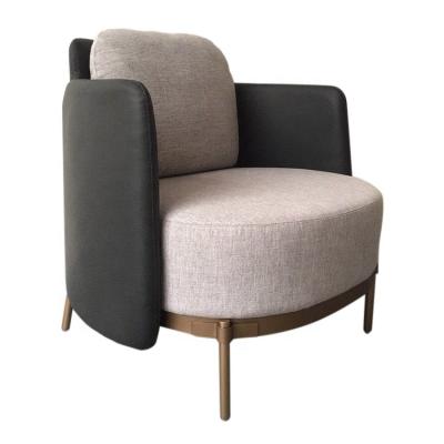 China Modern Simple Designer Furniture Strip Material Light Weight And Luxury Leisure Sofa Chair Modern Negotiation Chair for sale