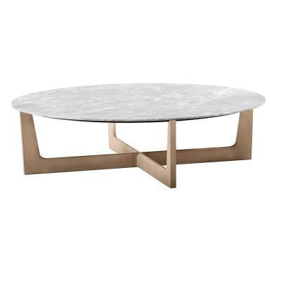 China Modern Simple Coffee Table Leisure Chinese Tea Table Set Around Stainless Steel Tea Table Solid Low Tray Table Tea Table Nordic Luxury Coffee for sale