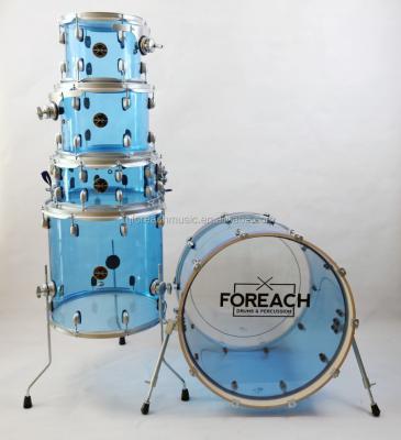 China The Other Seamless Blue Acrylic Drum Set for sale