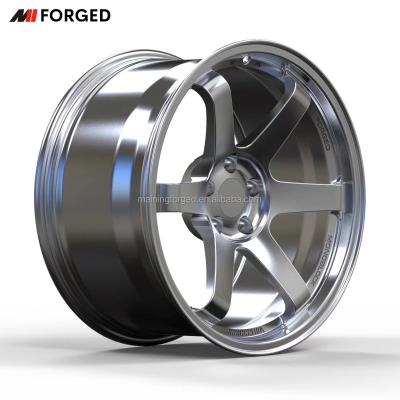 China Sport MN Forged 5x100 5x112 5x114.3 16 17 18 19 Inch 20 Forged Car Chrome Forged Sport Rim TE 37 Saga High Performance Track Wheels for sale