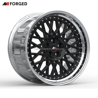 China Luxury MN Forged 2 Piece Wheels For Audi R8 100 Porsche 911 991 Carrera Acura NSX Mini Cooper S Benz C Class C43 C55 C63 Wheels for sale