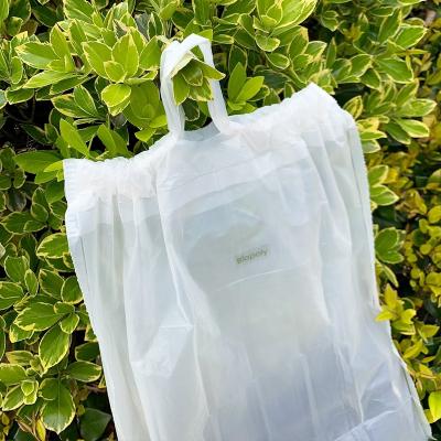 China 100% Biodegradable Disposable Clean Kitchen Gabege Compostable Tear Proof Drawstring Bag On Roll for sale