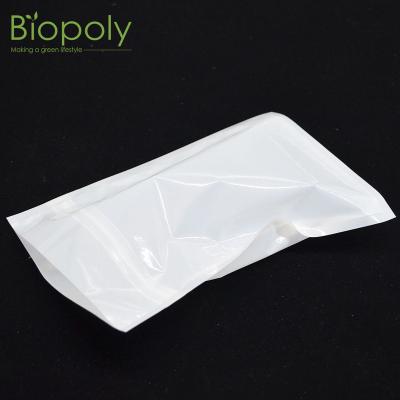 China Food grade american standup ziplock pouch pla style translucent pouch packaging bag for snack for sale